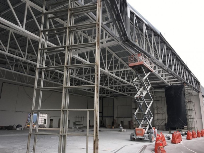 Proyecto: Protección intumescente Hangar Ecuacentair -  Aeropuerto Mariscal Sucre