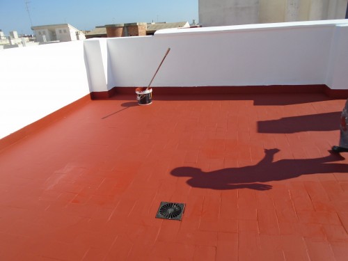 Servicio de impermeabilización de terraza con lámina asfáltica